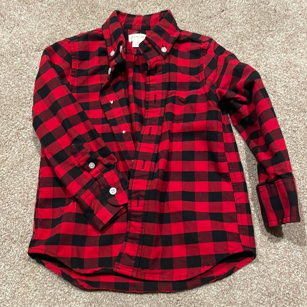 Crew cuts Buffalo check flannel